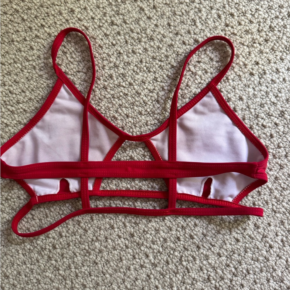 Red Bikini Top - Picture 2 of 4
